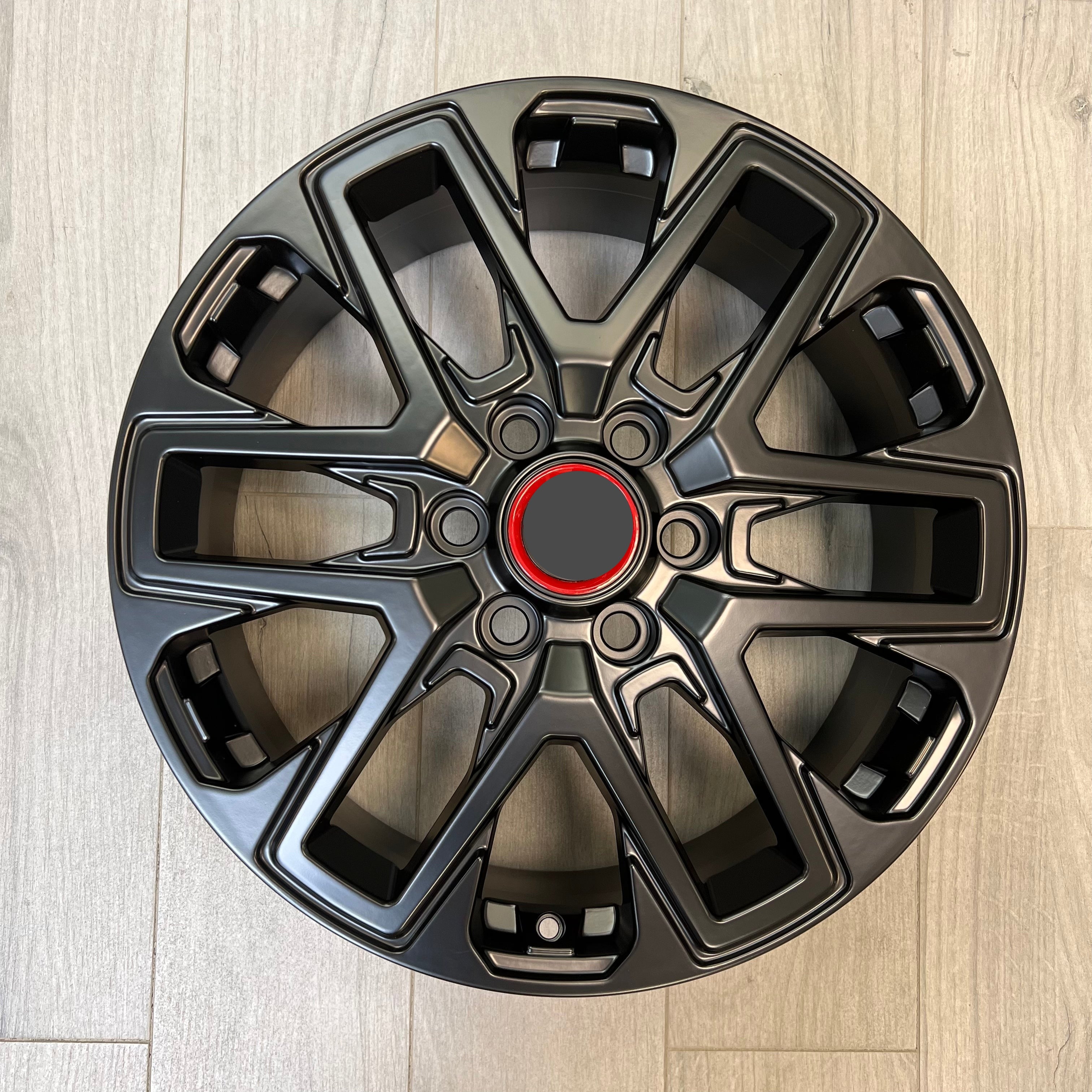 18 Inch Toyota TRD Pro Style Wheels Matte Black