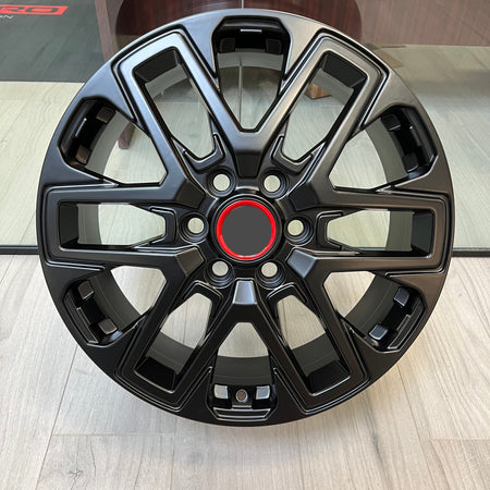 18 Inch Toyota TRD Pro Style Wheels Matte Black