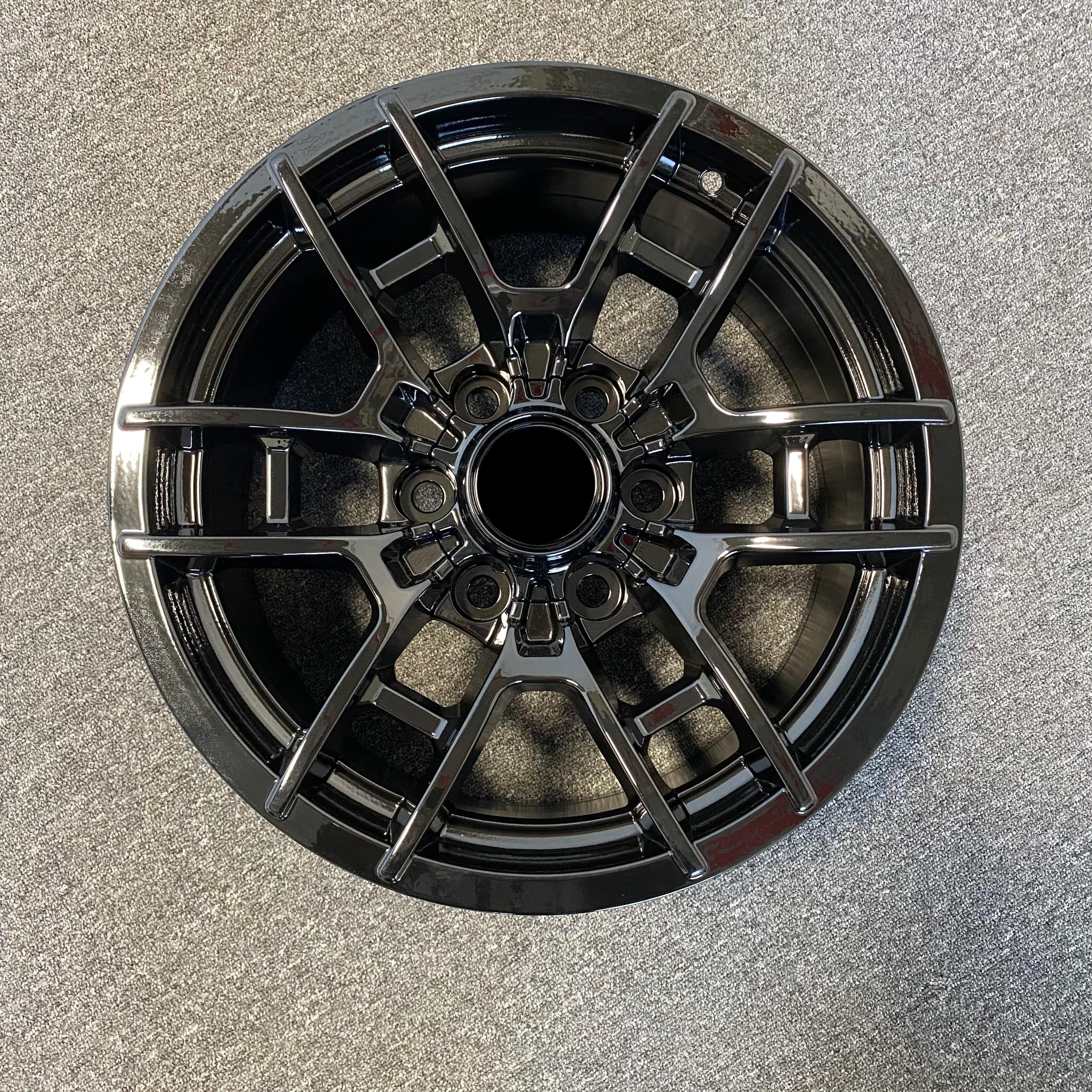 17 Inch Toyota TRD Pro Style Wheels Gloss Black
