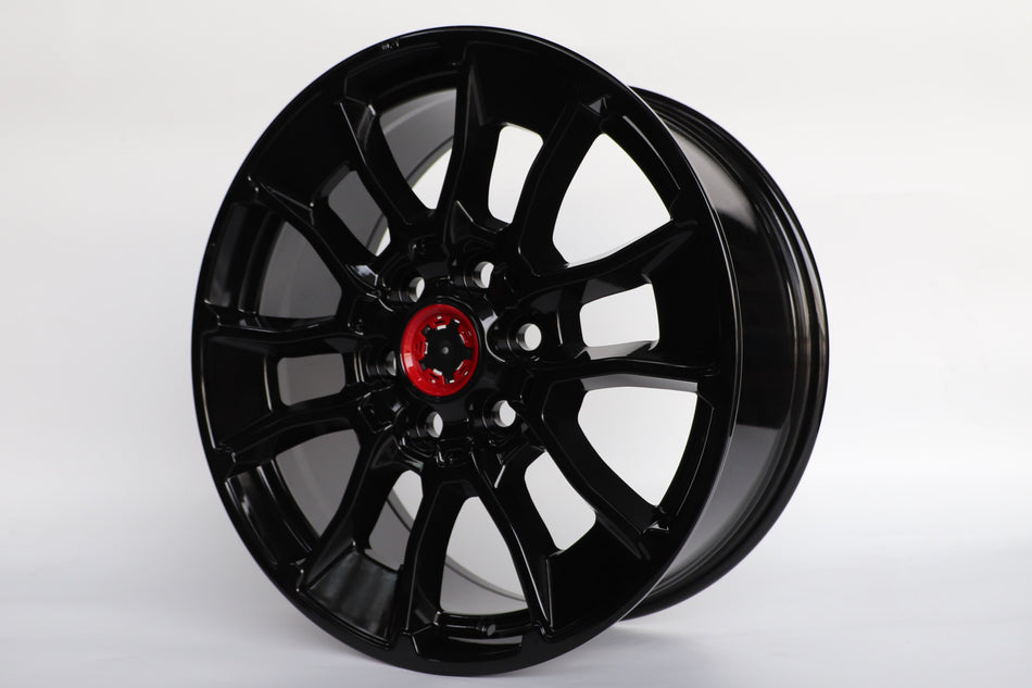 20" Black TRD Pro Style Flow Formed Wheels fits Toyota Tundra Sequoia