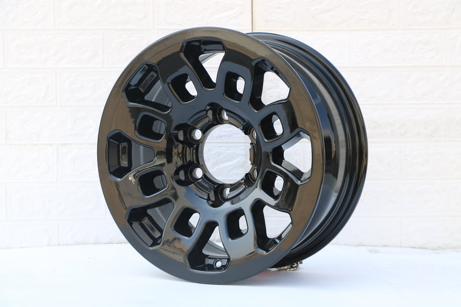 16" Black TRD Pro Style Wheels fits Toyota Tacoma 4Runner FJ Cruiser